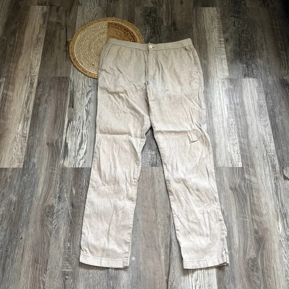 TOMMY BAHAMA Mens Trouser Linen Blend Pants